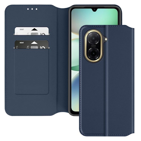 Étui til Xiaomi Redmi A5 Klap Kortholder og Video Støtte Blå Nat Blå