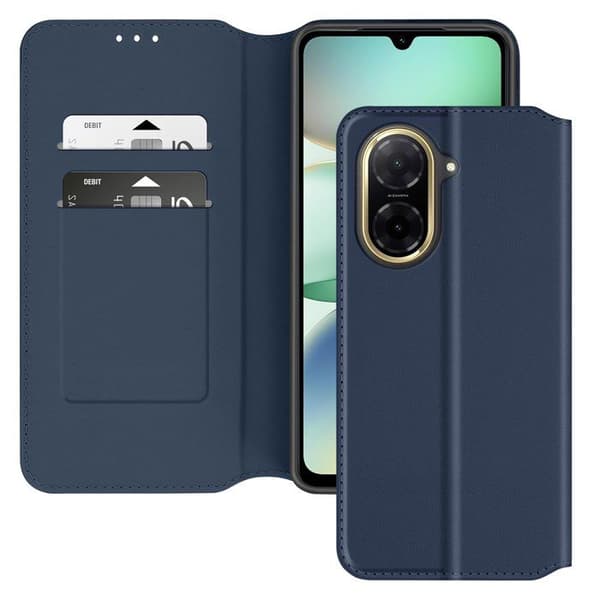 Smartphonefodral - Xiaomi - Redmi A5 - Mörkblå - Magnetisk lock - Videostöd Blå