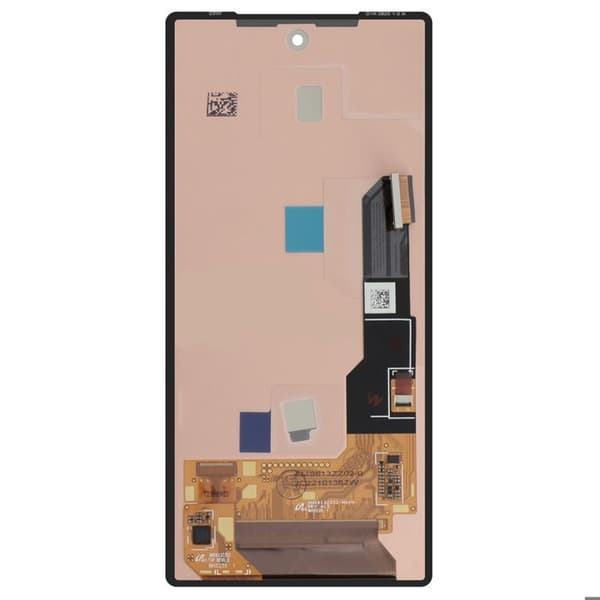 Komplet blok til Google Pixel 7a, LCD-skærm og sort berøringsglas Svart