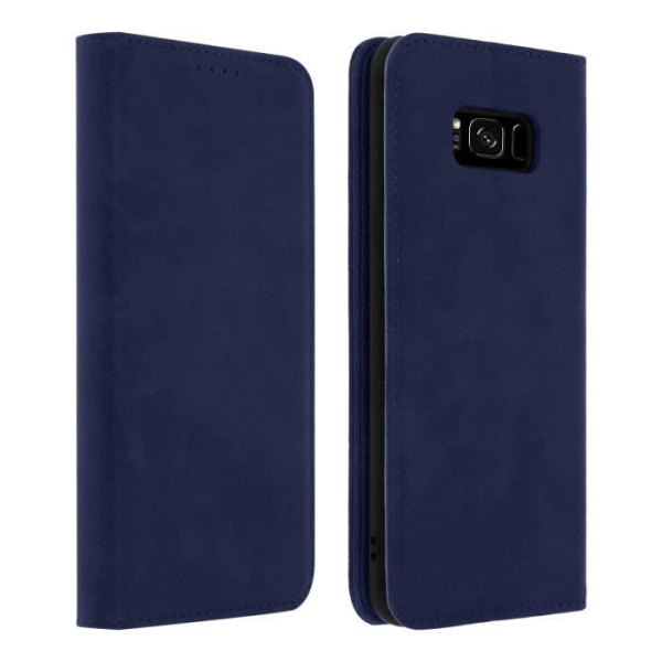 Galaxy S8 Case korttipidike jalusta Toiminto Shell silikonigeeli Midnight Blue Blue