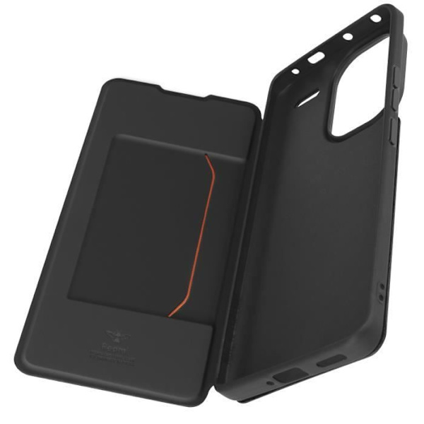 Cover til Xiaomi Redmi Note 13 Pro Plus tynd og let kortholder Lavet til Xiaomi Black Svart