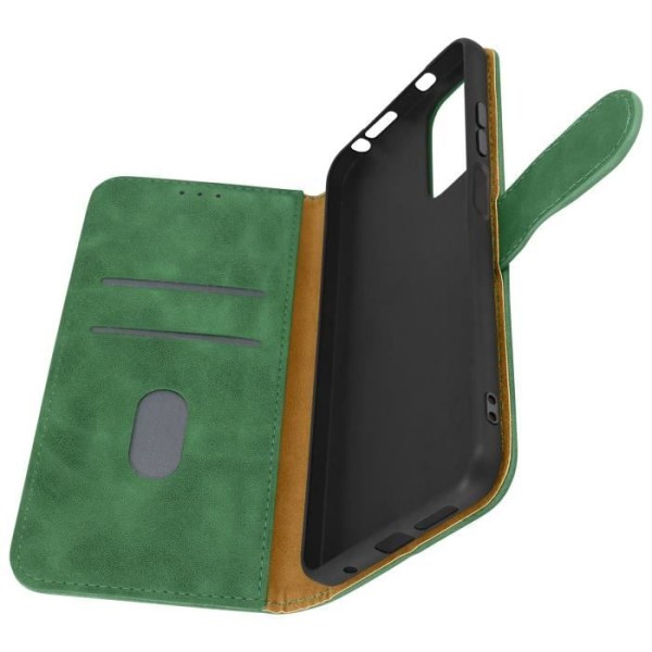 Xiaomi Redmi Note 11 og Note 11s Wallet Case Video Support Funktion grøn grön