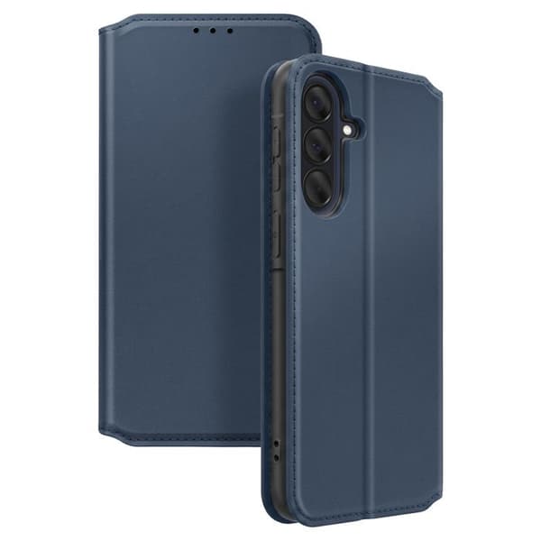 Magnetiskt Flipfodral för Galaxy A57 Ställfunktion Classic Edition Mörkblå Blå