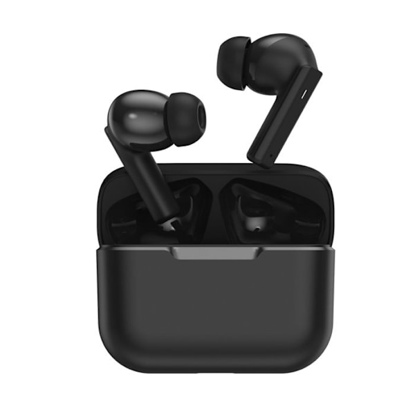 Bluetooth-hörlurar med brusreducering, 6 timmars batteritid, touchkontroller, Akashi svart Svart
