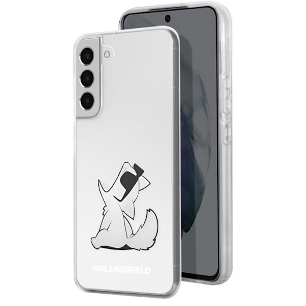 Etui til Samsung Galaxy S22 Plus Forhøjede kanter Karl Lagerfeld Transparent Transparent