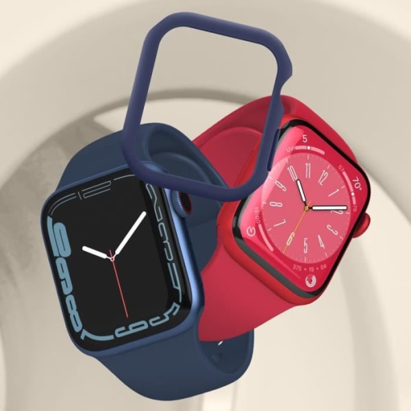 AVIZAR stødsikker etui til Apple Watch Series 8/7 45 mm - Midnatsblå - Beskyttelse mod stød