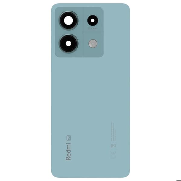 Baksida - XIAOMI - Redmi Note 13 Pro - Blå - Originalbatteriskydd - Förenklad installation