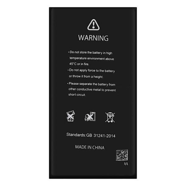 Lithium Ion Batteri til iPhone 15 - AVIZAR - BAT-BMS-15R - Kapacitet 3349mAh - Sort Svart