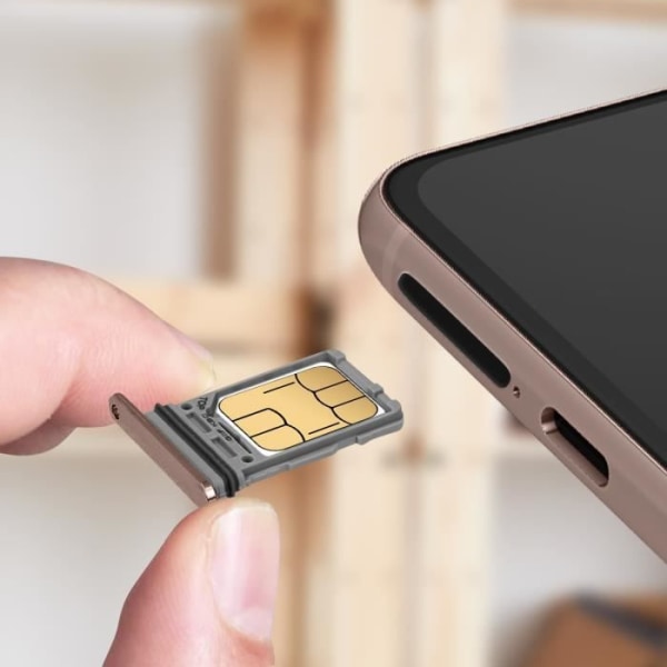 Udskiftning til SIM-kortbakke - Samsung Galaxy S21 Plus - Lilla Lila