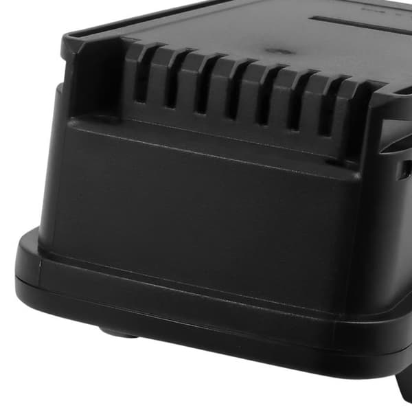 Ladebase - AVIZAR - Milwaukee M18/C18 - 18V Li-ion - Kompatible batterier - Sort ABS-plastik
