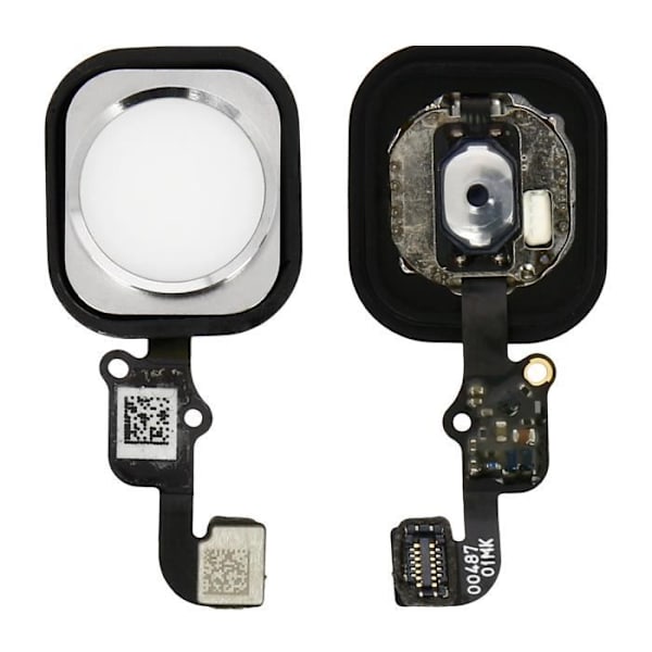 Hjemmeknap - AVIZAR - iPhone 6S - Hvid - Kompatibel - Nem udskiftning Vit