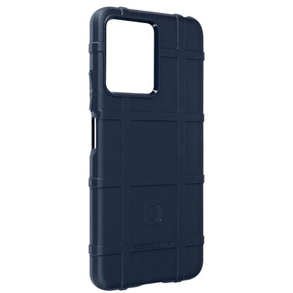Fodral - AVIZAR - Xiaomi Redmi Note 12 5G och 4G - Textured Relief - Stötsäker - Blå Blå
