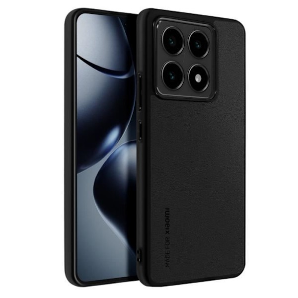 Fodral till Xiaomi 14T - XIAOMI - Smal design - Stötsäker halvstyv - Matt finish Svart