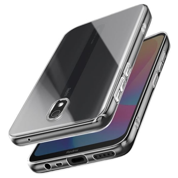 Coque til Xiaomi Redmi 8A Blødt Silikone Tynd Let Transparent Transparent