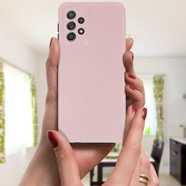 Samsung Galaxy A72 täysi suojakuori - ruusukulta Rosa
