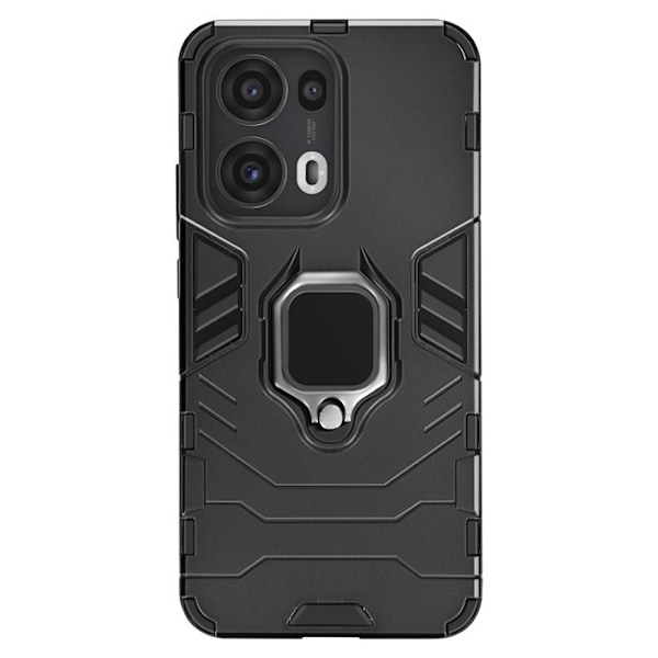 Coque til Oppo Reno 13 Pro med ring støtte, stødabsorberende, sort Svart