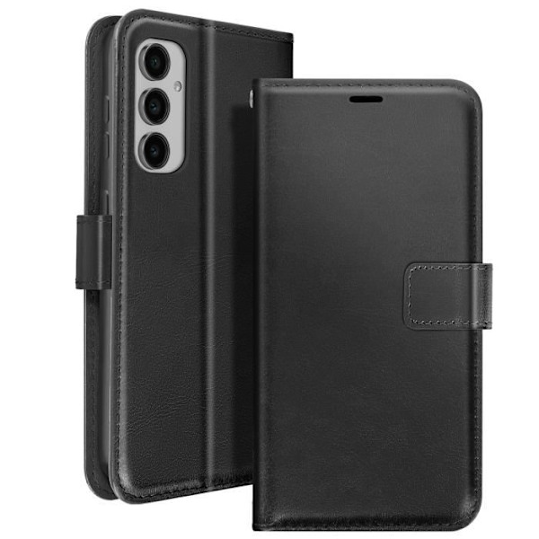 Samsungs Galaxy S24 FE Wallet Case med Håndledsrem Mayaxess Sort Svart