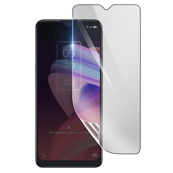 Skärmskydd - 3MK - TCL 10 SE - Hydrogelschock - Transparent - Stötresistent Transparent