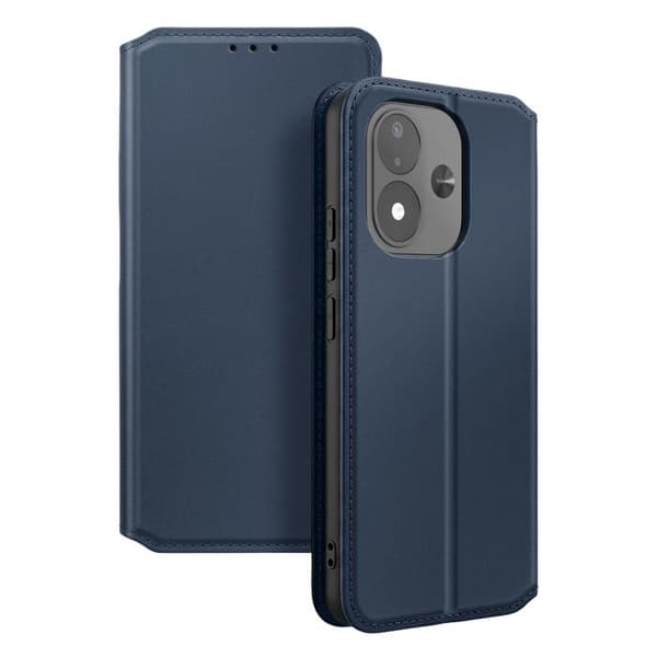 Flipfodral för Redmi Note 17 Ställfunktion Classic Edition Mörkblå Blå
