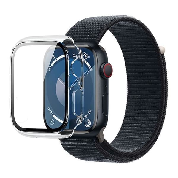 Coque - FORCE CASE - Apple Watch 7/8/9 45mm - Forstærket - Translucent - Transparent Transparent