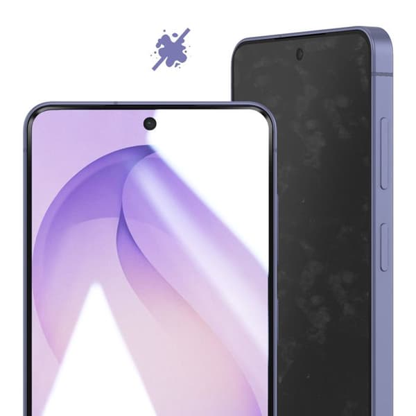 Skærmbeskyttelse til Galaxy S26 Hybrid Design Full Glue 5D Transparent Vit