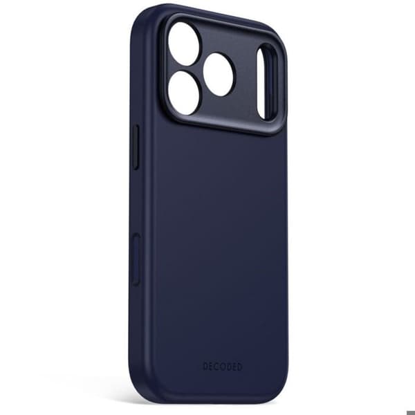 MagSafe-skal för iPhone 18 Pro Max / 17 Pro Max i antibakteriellt silikon, Decoded marinblå Blå