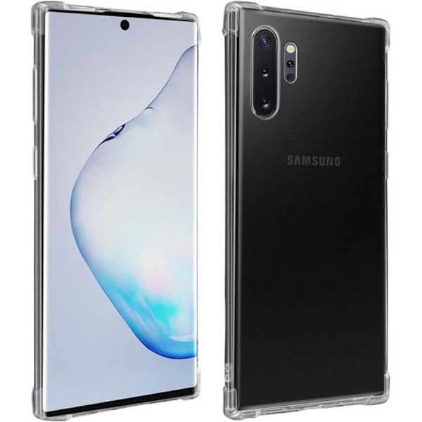 Coque - AVIZAR - Galaxy Note 10 Plus - Fleksibel Silikone - Transparent - Ultratynd Transparent