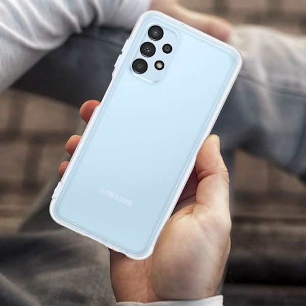 Coque - Samsung - Galaxy A13 4G - Silikon Mjuk - Transparent - Anti-gulning Transparent