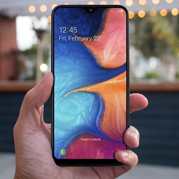 Samsung Galaxy A10 LCD Täydellinen kosketusnäyttö, yhteensopiva musta Svart