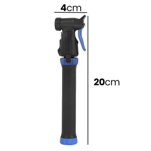 Mini Manuell Luftpump 20 cm Bärbar Mångsidig och Praktisk Svart