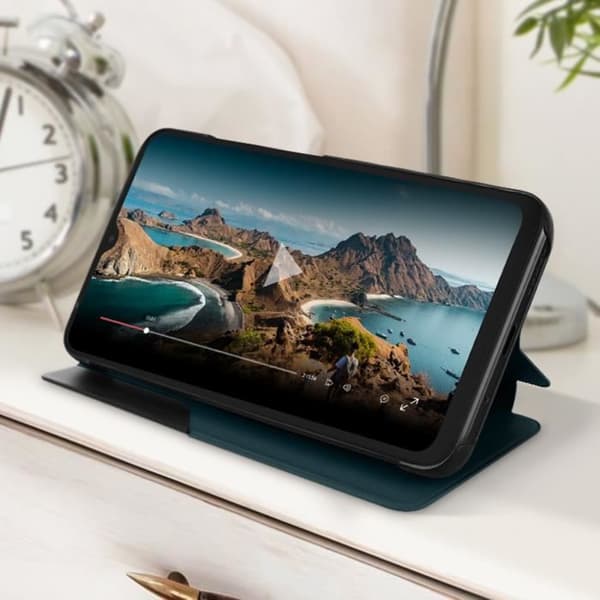AVIZAR Case til Xiaomi Redmi 10C - Time Window og Video Support - Grøn Grön