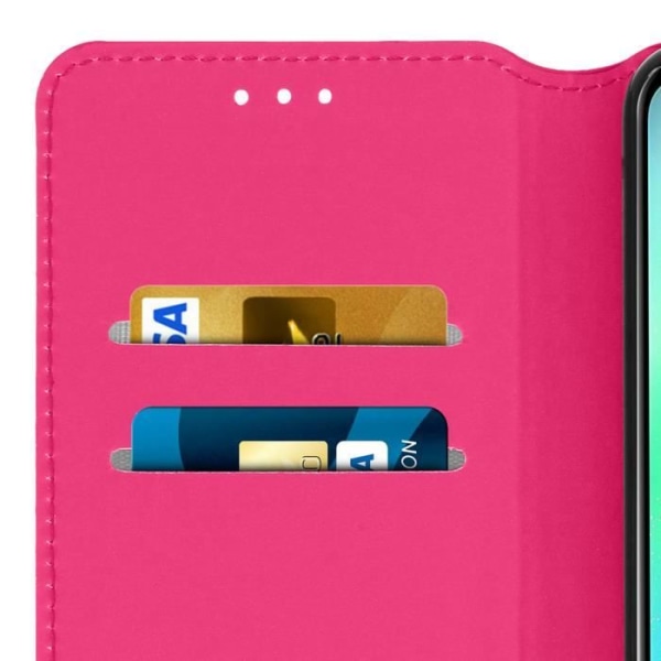 Etui Folio - Honor - 10 - Øko-læder - Fuchsia Rose - Støttefunktion Fuschia rosa