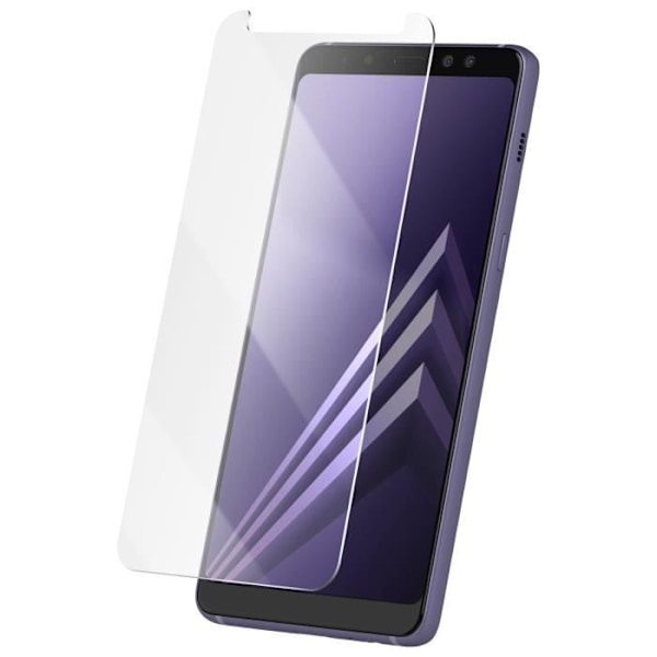 Härdat glas för Samsung Galaxy A8 Plus Hårdhet 9H Rep-beständig Transparent Transparent
