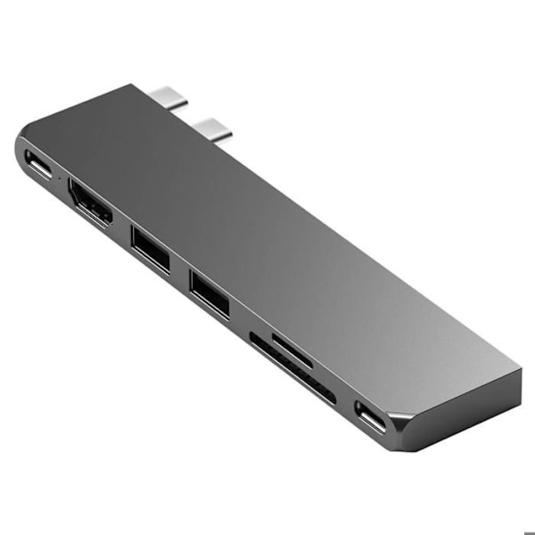Hub Macbook Satechi Pro Hub Slim Grå, USB USB-C HDMI 4K Kortlæser