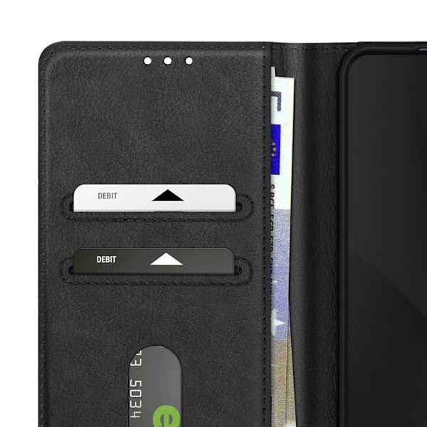 Etui til Xiaomi 15 Ultra Klap Wallet og Video Støtte Sort Svart