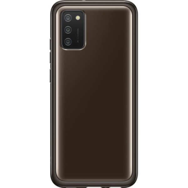 Galaxy A02s Svart Transparent Skal