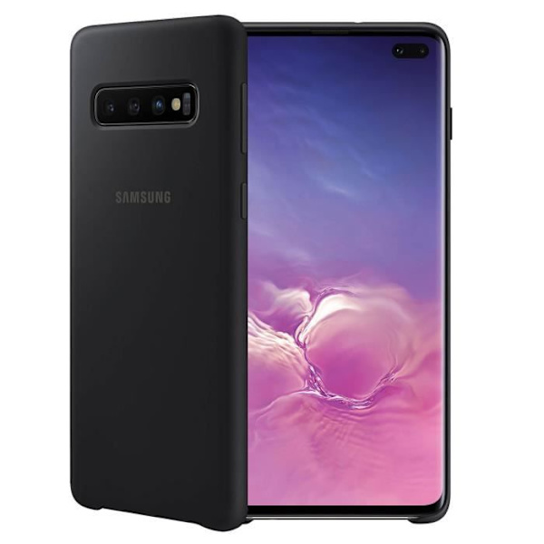 Coque - Samsung - Galaxy S10 Plus - Silikon Gel - Stötabsorberande Skydd - QI Laddning Svart