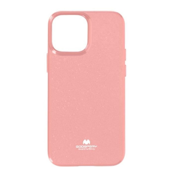 Coque iPhone 13 Pro Max - Mercury - Silikonegél - Glitrende Effekt - Stødsikker - Behageligt Greb Rosa
