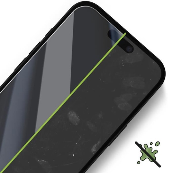 Hærdet Glas til iPhone 16 Plus 9H Hårdhed Ridsesikker Mayaxess Transparent Transparent