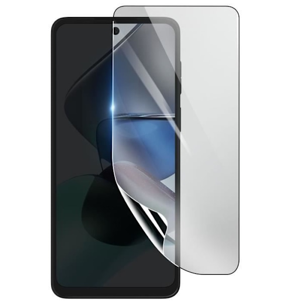 Näytönsuoja - 3MK - Motorola Moto G23 - Iskunkestävä Hydrogeeli - Läpinäkyvä - Naarmuuntumaton Transparent