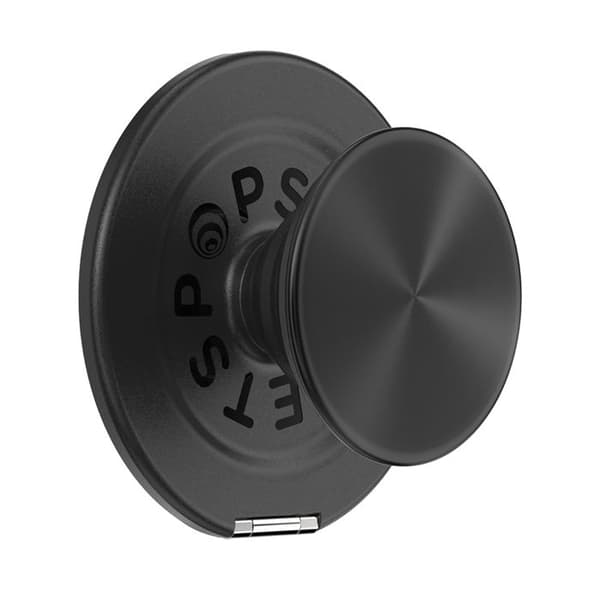 Support PopGrip MagSafe til Smartphone Collection Kick-Out Effekt Radial PopSockets Sort Svart