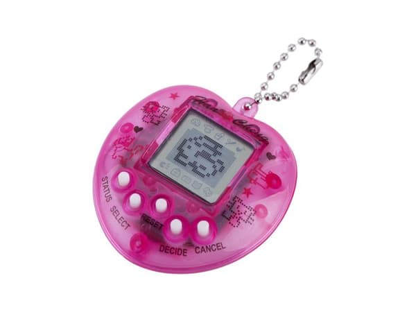 Virtuelt elektronisk dyr - AVIZAR - Evolutionsmodel - 168 dyr - 9 spiltilstande - Pink Rose