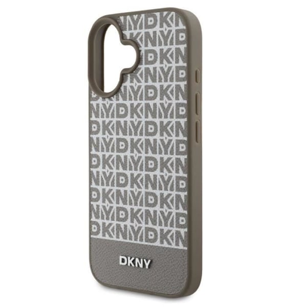 Skyddande skal för iPhone 16 med MagSafe underkant DKNY Brun Vit