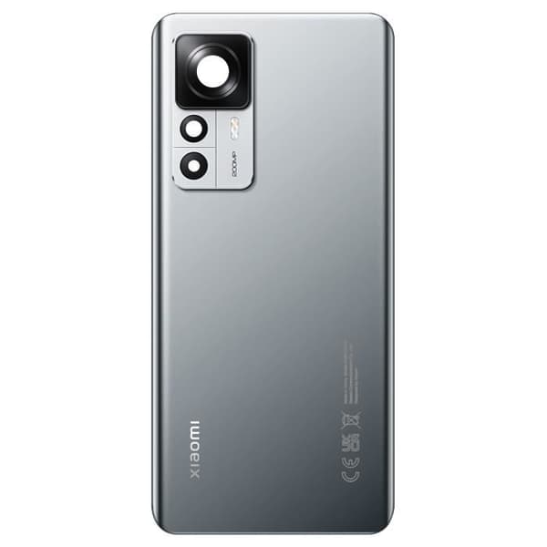 Bakglas - XIAOMI - 12T Pro - Silver - Service Pack - Original glas Grå