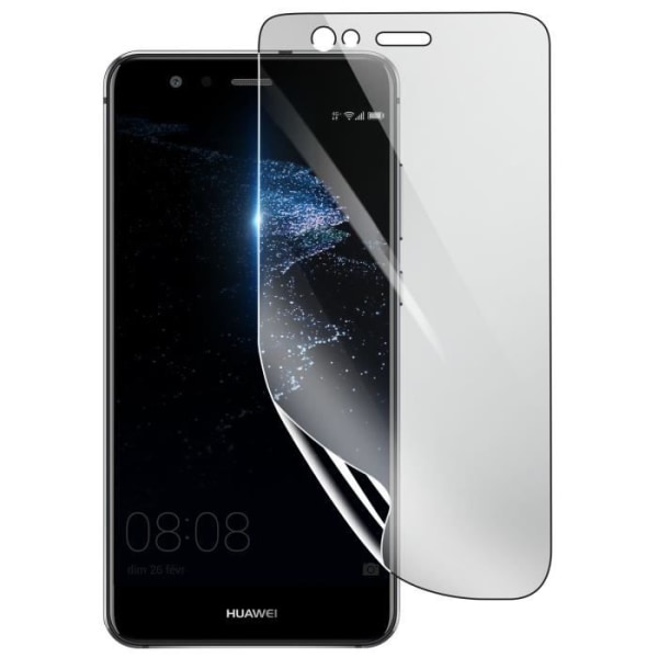 Näytönsuoja - 3MK - Huawei P10 Lite - Iskunkestävä Hydrogeeli - Läpinäkyvä - Naarmuuntumaton Transparent
