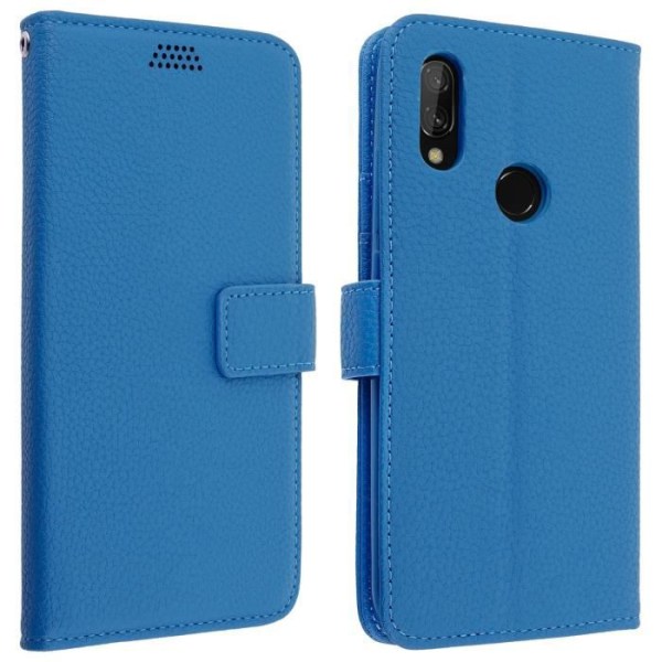 Cover Xiaomi Redmi 7 Fodral Folio Fodral Soft Touch Support Video Blå Blå Blå