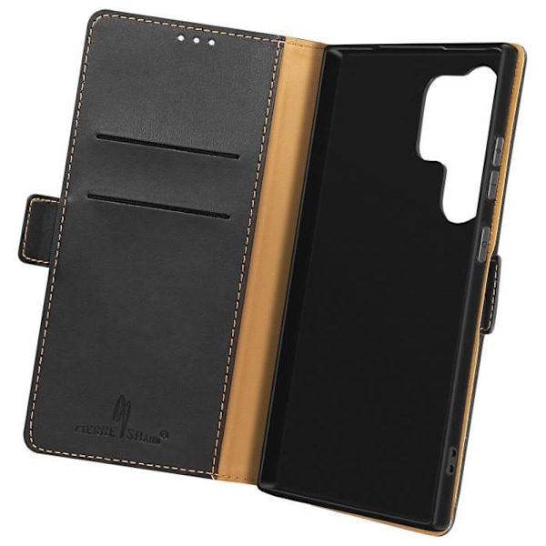Taske til Samsung S24 Ultra - AVIZAR - Wallet Support Magnetic Flap - Sort Svart