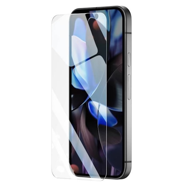 Näytönsuoja Google Pixel 9- ja 9 Pro -puhelimelle särkymisenkestävä Flexible Force Glass Black Transparent