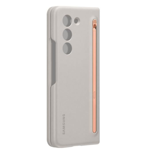 Originalfodral för Samsung Galaxy Z Fold 5 Rigid Integrated S Pen Cream