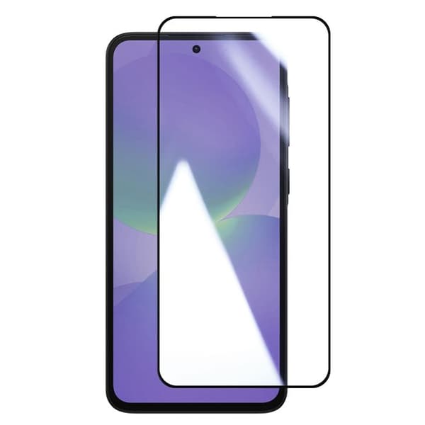 Skærmbeskyttelse til Galaxy A36 Hybrid Design Full Glue 5D Transparent Vit